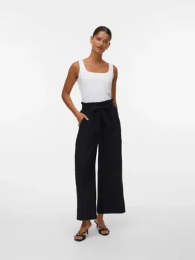 Pantaloni a vita alta alla caviglia Vmsydney