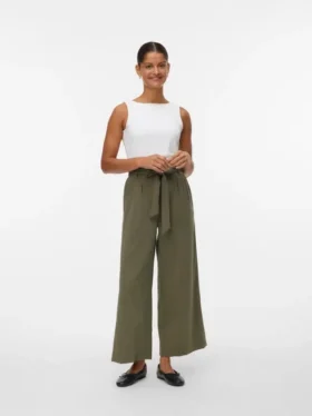 Pantaloni a vita alta alla caviglia Vmsydney
