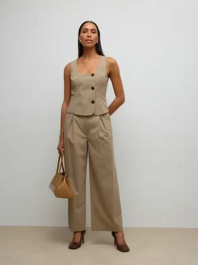 Pantaloni a vita alta Awayah