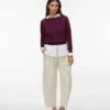 Pantaloni a vita alta Awcarley