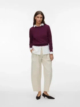 Pantaloni a vita alta Awcarley