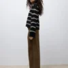 Pantaloni a vita alta Awtala