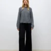 Pantaloni a vita alta Awtemple