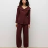 Pantaloni a vita alta Awvivica