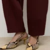 Pantaloni a vita alta Awvivica