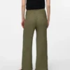 Pantaloni a vita alta con taglio svasato