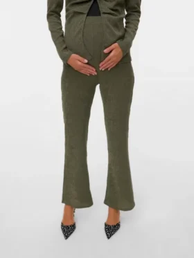 Pantaloni a vita alta dalla vestibilità regolare