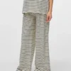 Pantaloni a vita alta e vestibilità regolare