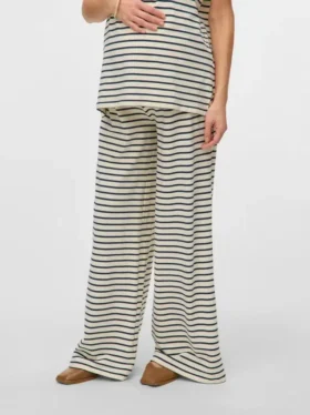 Pantaloni a vita alta e vestibilità regolare