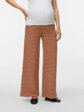Pantaloni a vita alta e vestibilità regolare