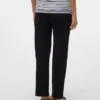 Pantaloni a vita alta e vestibilità regolare