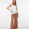 Pantaloni a vita alta e vestibilità regolare