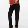 Pantaloni a vita alta e vestibilità regolare