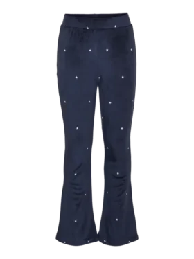 Pantaloni a vita alta in velluto