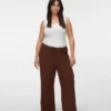 Pantaloni a vita alta Vmanita