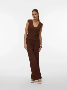 Pantaloni a vita alta Vmanita