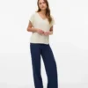 Pantaloni a vita alta Vmbecky