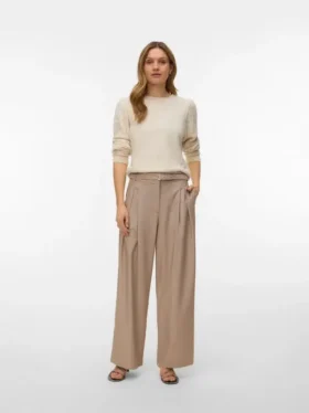 Pantaloni a vita alta Vmbellis