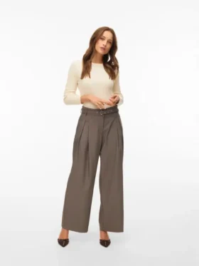 Pantaloni a vita alta Vmbellis