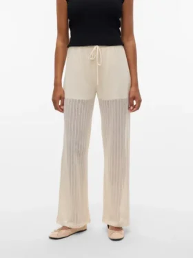 Pantaloni a vita alta Vmcailey