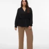 Pantaloni a vita alta Vmcalva