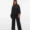 Pantaloni a vita alta Vmcalva