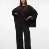Pantaloni a vita alta Vmcalva