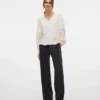 Pantaloni a vita alta Vmcarmen