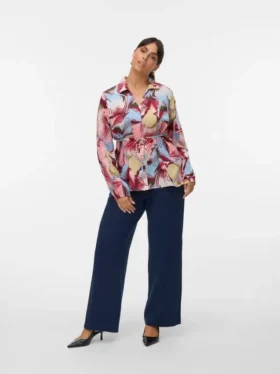 Pantaloni a vita alta Vmcbecky