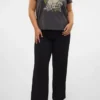 Pantaloni a vita alta Vmcbecky