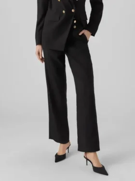 Pantaloni a vita alta Vmcelina