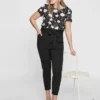Pantaloni a vita alta Vmceva