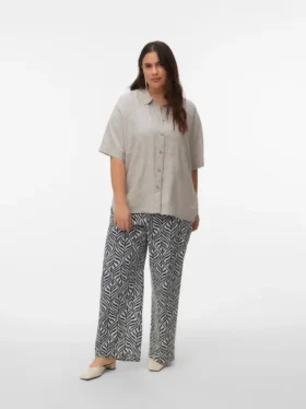 Pantaloni a vita alta Vmcjosie