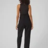 Pantaloni a vita alta Vmclea