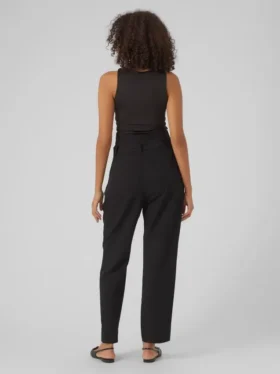 Pantaloni a vita alta Vmclea