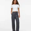 Pantaloni a vita alta Vmcleo