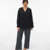 Pantaloni a vita alta Vmcleo