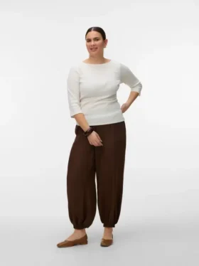 Pantaloni a vita alta Vmclifina