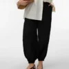 Pantaloni a vita alta Vmclifina