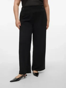 Pantaloni a vita alta Vmcliva
