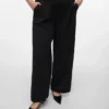 Pantaloni a vita alta Vmcliva