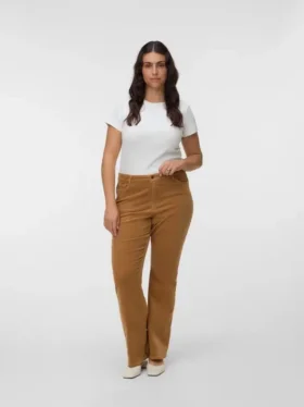 Pantaloni a vita alta Vmcsiga