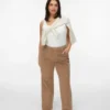 Pantaloni a vita alta Vmctessa