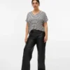 Pantaloni a vita alta Vmctessa