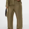 Pantaloni a vita alta Vmctoma