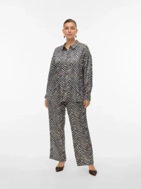 Pantaloni a vita alta Vmcvina