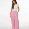 Pantaloni a vita alta Vmelena