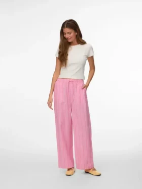 Pantaloni a vita alta Vmelena