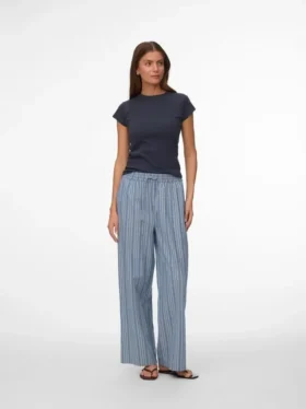 Pantaloni a vita alta Vmelena