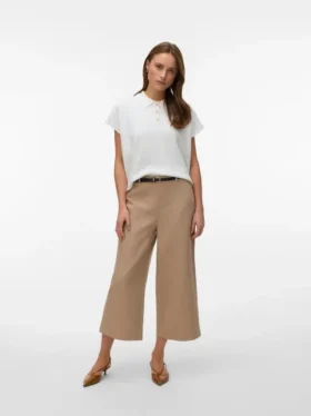 Pantaloni a vita alta Vmelma